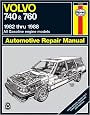 Volvo 740 & 760 Series '82'88 (Haynes Repair Manual)
