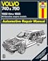 Volvo 740 & 760 Series '82'88 (Haynes Repair Manual)