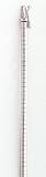 3.0MM 14kt White Gold Domed Omega Bracelet - 7 inch