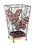 Schirmständer Metall Schmetterling H 50 cm Ständer für Regenschirm