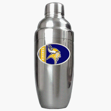 Click here to buy Minnesota Vikings Stainless 25 Ounce Steel Cocktail Shaker by Great American Products.