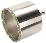 Wolfcraft 5924000 1 Diamant-Lochsaege Ceramic mit Schwamm, 10 mm Schaft O 27