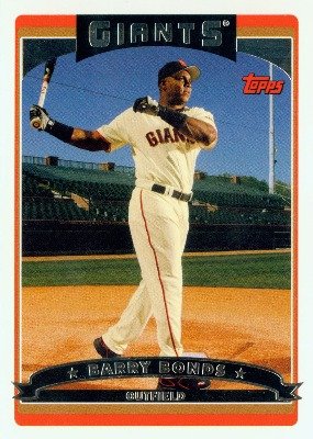 2006 Topps Baseball Card # 100 Barry Bonds San Francisco Giants
