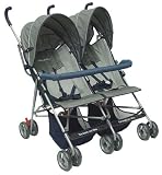 Twin Stroller by Dream On Me - Navy