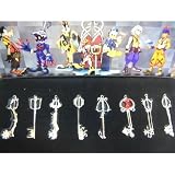 Kingdom Hearts II Keyblade Pendant Necklace Set 2 Sora