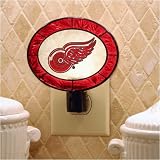 Memory Company Detroit Red Wings Art Glass Nightlight