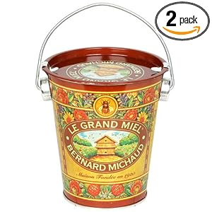 Bernard Michaud 1000, Flower Honey, 26.45-Ounce Pails (Pack of 2) by Bernard Michaud