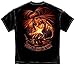 Firefighter T-Shirt Fear No Evil Dragon Black