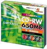 ��ɩ���� SW74QM5 CD-RW 650MB 5�� ����ॱ�������� ���顼�ߥå���