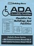 ADA Accessibility Guidelines: Accessibility Guidelines, Checklist for Buildings and Facilities