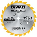 DEWALT DW9059C5 5-3/8-Inch Cordless Constuction Saw Blade Combo Pack with 16 Tooth, 30 Tooth, and 80 Tooth Saw Blades