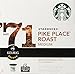 Starbucks Pike Place Roast, K-Cup for Keurig Brewers, 16 Count