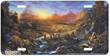 The Commission - Christian Decor Art Print - License Plate Tag By Tom duBios From Airstrike