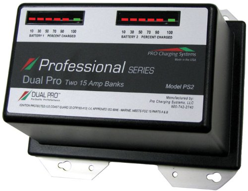 Dual Pro 15 Amp/Bank Professional Series 2 Bank Charger