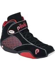 Single Detail Page Misc: Piloti Mens RSR PR0 18-1 Racing Red & Black Velcro Lace Up Driving Shoes - (SIZE 5) - Piloti