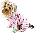 Peace Signs and Cupcakes Fleece Turtleneck Dog Pajamas/Bodysuit Sizes: Large