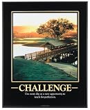 Golf, Gifts, & Gallery 6802F Challenge Motivational Print