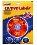 CD/DVD Matte Labels 100pk