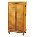 Shuttered Media Storage Cabinet
