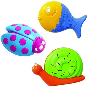 Lady Bug, Fish and Snail Shakers (Set of 6) by 