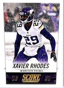 2014 Score Football Card #125 Xavier Rhodes - Minnesota Vikings