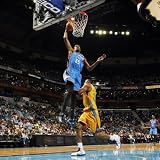 Oklahoma City Thunder v New Orleans Hornets: Kevin Durant Photographic Poster Print by Layne Murdoch, 24x24