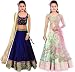Clickedia Kids Wear Girls Net Combo Set of 2 Lehenga Choli/ Chaniya Choli for Navratri and Festive???? - traditional wear ( 8-12 yrs) RS.899.00