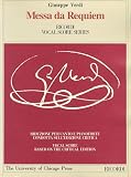 Messa da Requiem (Ricordi Vocal Score Series)