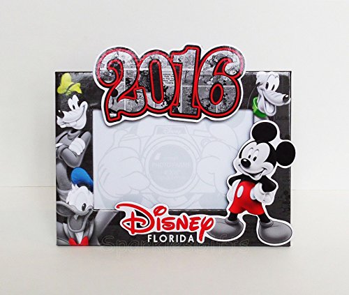 2016 Dated Comic Four Goofy Donald Pluto Mickey Picture 4x6 Frame
