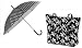 Skulls & Crossbones Tote Bag and Umbrella, Trendy with Black and White Print