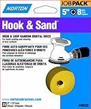 Norton 49221 5-Inch 8 Hole P120 Hook and Loop Discs, 25-Pack [並行輸入品]