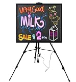 Discount menu board Light Up Menu Boards LED writing Board open sign portable advertising