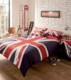Union Jack London Reversible Double Duvet Set