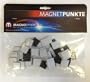 carr�s magn�tiques auto-adh�sifs - 20MM x 20MM - 150 unit�