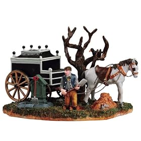 Lemax Spooky Town Village Collection Gruesome Grave Digger Table Piece #53511