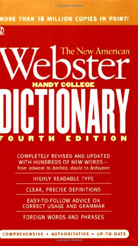 New American Webster Handy College Dictionary - 4th Edition (NewlyRevised) New American Webster Handy College Dictionary - 4th Edition (NewlyRevised)