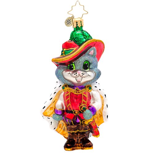 Christopher Radko The Cat-a-teer Glass Christmas Ornament 2014