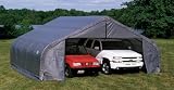 Shelter Logic Double Wide Peak Style Shelter 22x20x10' h.
