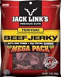 Jack Links Beef Jerky, Teriyaki Flavor, 12-Ounce Units (Pack of 2)