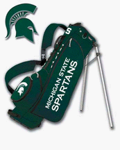Michigan State Spartans Collegiate Go-Lite Standing Golf Bag from Datrek International