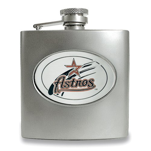 Houston Astros Stainless Steel Hip Flask