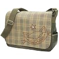 Tweed Messenger Bag - Green