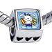Cartoon Theme Photo Heart European Charm Bead title=