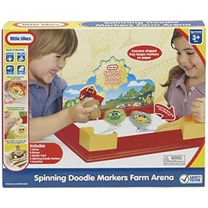 Little Tikes Spinning Doodle Markers Farm Arena 4pc
