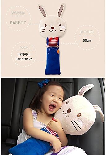 KIDS Car Seat Belt Plush Doll Toy Belt Pad Cover Car Accessory : Rabbit