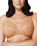 51AZpBrZ3yL. SL160  Goddess Womens Rose Soft Cup Bra, Nude, 48G