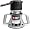 Porter-Cable 7518 Speedmatic 15 Amp 3-1/4 HP Fixed Base 5-Speed Router