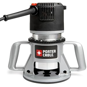 Porter-Cable 7518 Speedmatic 15 Amp 3-1 4 HP Fixed Base 5-Speed Router by 