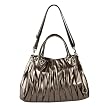 Angie & Lola Pleated Hobo - Pewter
