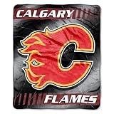 Calgary Flames Fleece Blanket Throw 50 x 60